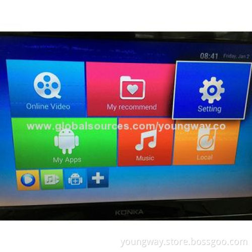 Android 4.4 OS IPTV Box, XBMC Supported TV Box, Internet TV Box 1GB Ram and 4GB Flash